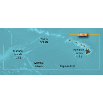 Garmin BlueChart g3 Vision HD - VUS027R - Hawaiian Islands - Mariana Islands - microSD&trade;/SD | 010-C0728-00