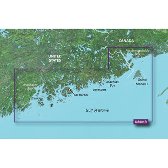 Garmin BlueChart g3 Vision HD - VUS001R - North Maine - microSD&trade;/SD | 010-C0702-00