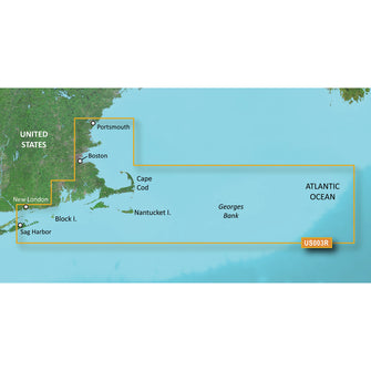 Garmin BlueChart g3 Vision HD - VUS003R - Cape Cod - microSD&trade;/SD | 010-C0704-00