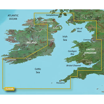 Garmin BlueChart g3 Vision HD - VEU004R - Irish Sea - microSD&trade;/SD | 010-C0763-00