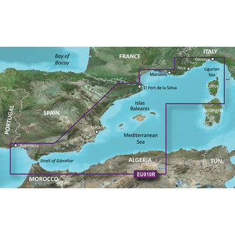 Garmin BlueChart g3 Vision HD - VEU010R - Spain, Mediterranean Coast - microSD&trade;/SD | 010-C0768-00