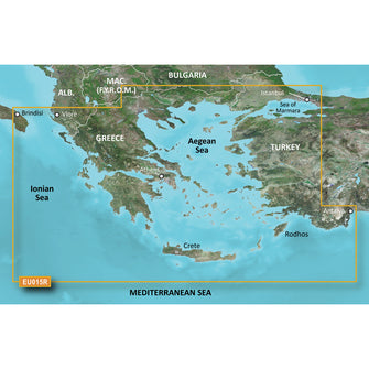 Garmin BlueChart g3 Vision HD - VEU015R - Aegean Sea & Sea of Marmara - microSD&trade;/SD | 010-C0773-00