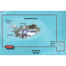 Garmin BlueChart g3 Vision HD - VEU043R - Iceland & Faeroe Islands - microSD&trade;/SD | 010-C0780-00