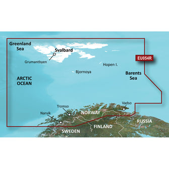 Garmin BlueChart g3 Vision HD - VEU054R - Vestfjd-Svalbard-Varanger - microSD&trade;/SD | 010-C0790-00