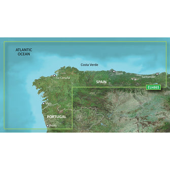 Garmin BlueChart g3 Vision HD - VEU486S - Galicia & Asturias - microSD&trade;/SD | 010-C0830-00