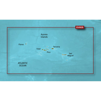 Garmin BlueChart g3 Vision HD - VEU502S - Azores Islands - microSD&trade;/SD | 010-C0846-00