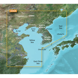 Garmin BlueChart g3 Vision HD - VAE002R - Yellow Sea - microSD&trade;/SD | 010-C0877-00