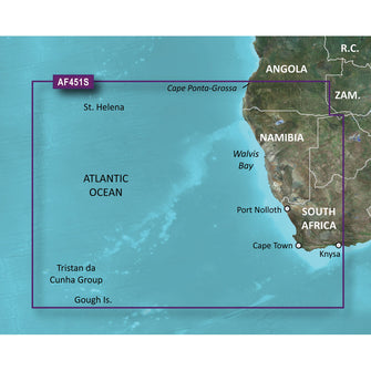 Garmin BlueChart g3 Vision HD - VAF451S - Namibia - Knysna, SA - microSD&trade;/SD | 010-C0751-00