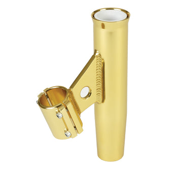 Lee's Clamp-On Rod Holder - Gold Aluminum - Vertical Mount - Fits 1.050" O.D. Pipe | RA5001GL