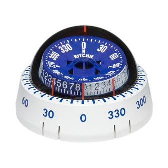 Ritchie XP-98W X-Port Tactician Compass - Surface Mount - White | XP-98W