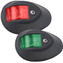 Perko LED Sidelights - Red/Green - 12V - Black Housing | 0602DP1BLK