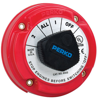 Perko 8503DP Medium Duty Battery Selector Switch w/Alternator Field Disconnect w/o Key Lock | 8503DP