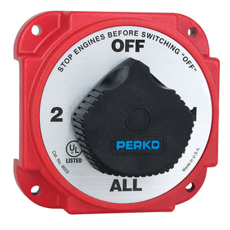 Perko Heavy Duty Battery Selector Switch w/Alternator Field Disconnect | 8603DP