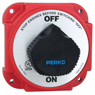 Perko 9703DP Heavy Duty Battery Disconnect Switch w/ Alternator Field Disconnect | 9703DP