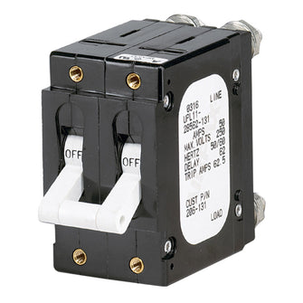 Paneltronics C Frame Magnetic Circuit Breaker - 50 Amp - Double Pole - White | 206-131