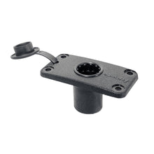 Scotty 244 Flush Deck Mount w/Rain Cap | 244-BK