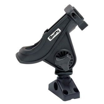 Scotty 280 Bait Caster/Spinning Rod Holder w/241 Deck/Side Mount - Black | 280-BK