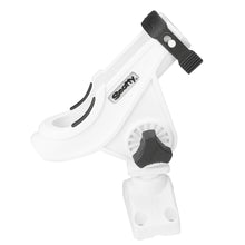 Scotty 280 Bait Caster/Spinning Rod Holder w/241 Deck/Side Mount - White | 280-WH