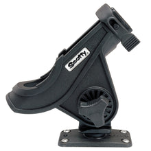 Scotty 281 Bait Caster/Spinning Rod Holder w/244 Flush Deck Mount - Black | 281-BK