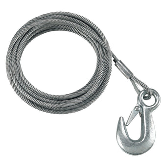 Fulton 3/16" x 25' Galvanized Winch Cable - 4,200 lbs. Breaking Strength | WC325 0100