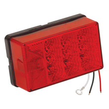 Wesbar 4" x 6" Waterproof LED 8-Function, Left/Roadside w/3 Wire 90 deg Pigtail Trailer Light | 407555