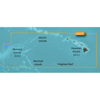 Garmin BlueChart g3 HD - HXUS027R - Hawaiian Islands - Mariana Islands - microSD&trade;/SD | 010-C0728-20