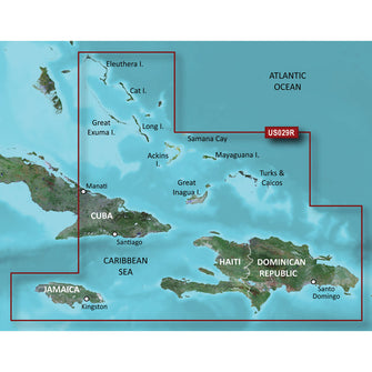 Garmin BlueChart g3 HD - HXUS029R - Southern Bahamas - microSD&trade;/SD | 010-C0730-20