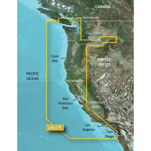 Garmin BlueChart g3 Vision HD - VUS037R - Vancouver - San Diego - microSD&trade;/SD | 010-C1003-00