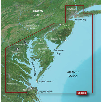 Garmin BlueChart g3 Vision HD - VUS038R - New York - Chesapeake - microSD&trade;/SD | 010-C1004-00