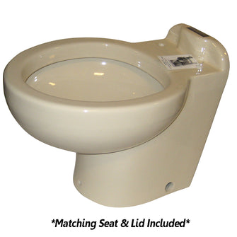 Raritan Marine Elegance - Household Style - Bone - Fresh or Saltwater - Smart Toilet Control - 12v | 220AHS012