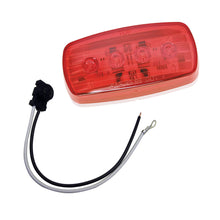 Wesbar LED Clearance/Side Marker Light - Red #58 w/Pigtail | 401586KIT