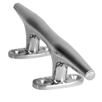 Whitecap Heavy Duty Hollow Base Stainless Steel Cleat - 10" | 6111