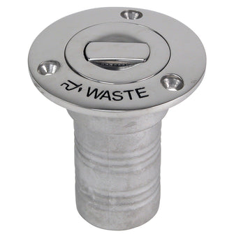 Whitecap Bluewater Push Up Deck Fill - 1-1/2" Hose - Waste | 6996CBLUE