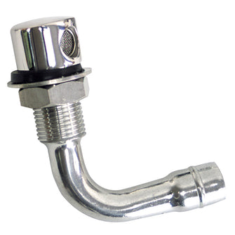 Whitecap Fuel Vent - Round Head, 90 Degree, 5/8" Hose | 6023C