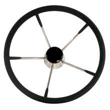 Whitecap Destroyer Steering Wheel - Black Foam, 15" Diameter | S-9004B