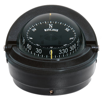 Ritchie S-87 Voyager Compass - Surface Mount - Black | S-87