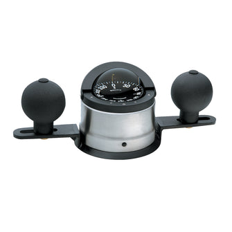 Ritchie B-200P Navigator Steel Boat Compass - Binnacle Mount - Stainless Steel/Black | B-200P