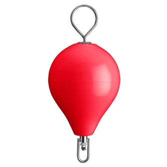 Polyform 13.5" CM Mooring Buoy w/SS Iron - Red | CM-2SS-RED