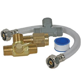 Camco Quick Turn Permanent Waterheater Bypass Kit | 35983