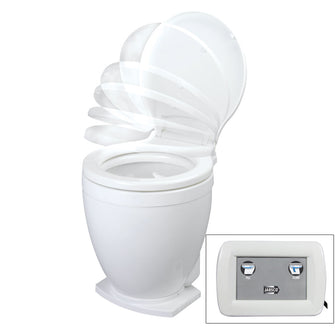 Jabsco Lite Flush Electric 12V Toilet w/Control Panel | 58500-1012