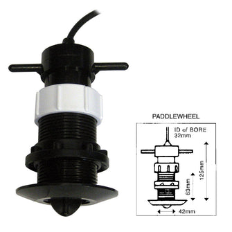 Clipper Speed Log Paddle Wheel Unit Complete with Thru Hull Fitting | CLZ-PWU