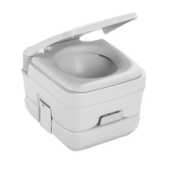 Dometic 964 Portable Toilet w/Mounting Brackets - 2.5 Gallon - Platinum | 311096406