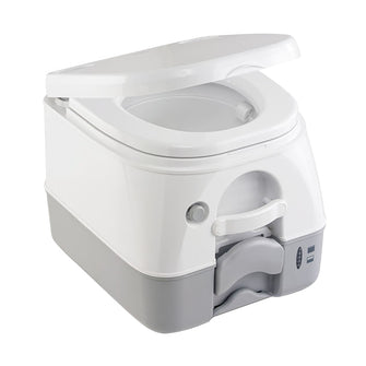 Dometic 974 Portable Toilet w/Mounting Brackets -2.6 Gallon - Grey | 301097406