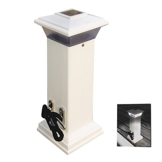 Dock Edge Cleatlite Solar Dock Light w/SS Mooring Cleat 12" | 96-250-F