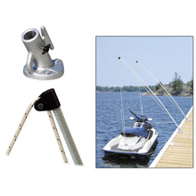 Dock Edge Economy Mooring Whips 2PC 12ft 4000 LBS up to 23 ft | 3120-F