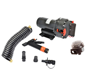 Johnson Pump Aqua Jet 5.2 GPH Washdown Pump Kit w/Hose - 12V | 64534