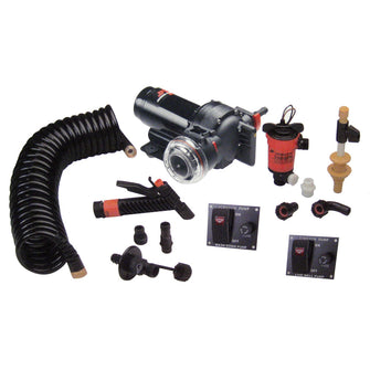 Johnson Pump Aqua Jet 5.2 GPH Wash Down/550 Live Well Kit | 64634