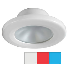 i2Systems Apeiron A3120 Screw Mount Light - Red, Cool White & Blue - White Finish | A3120Z-31HAE