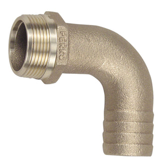 Perko 3/4" Pipe To Hose Adapter 90 Degree Bronze MADE IN THE USA | 0063DP5PLB