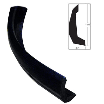 TACO Semi-Rigid Rub Rail Kit - Black w/No Insert - 30' | V11-4135BKA30-3